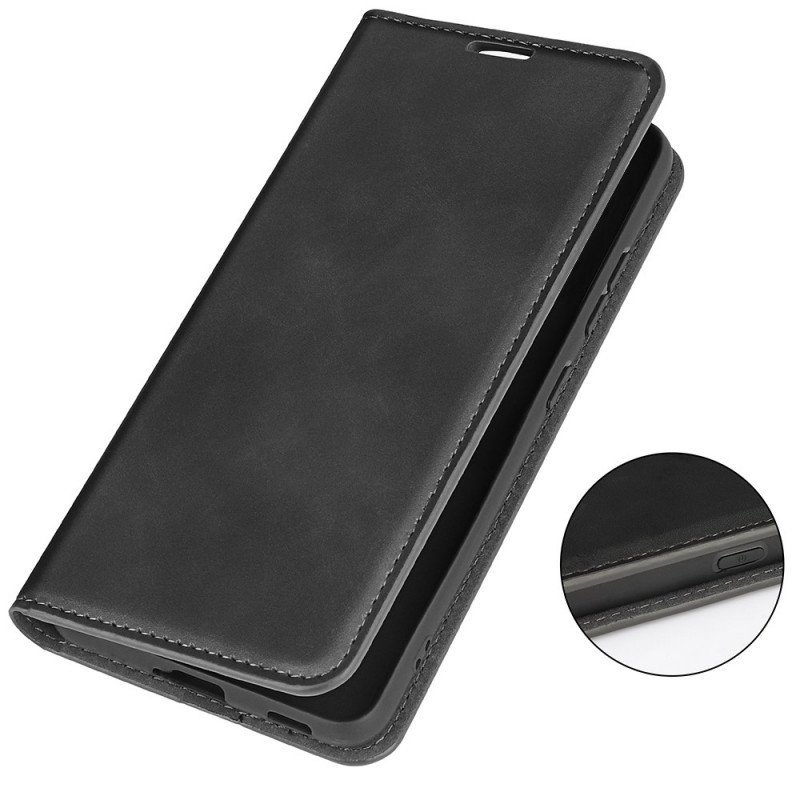 Folio-fodral Samsung Galaxy M52 5G Läderfodral Biscoted Läder