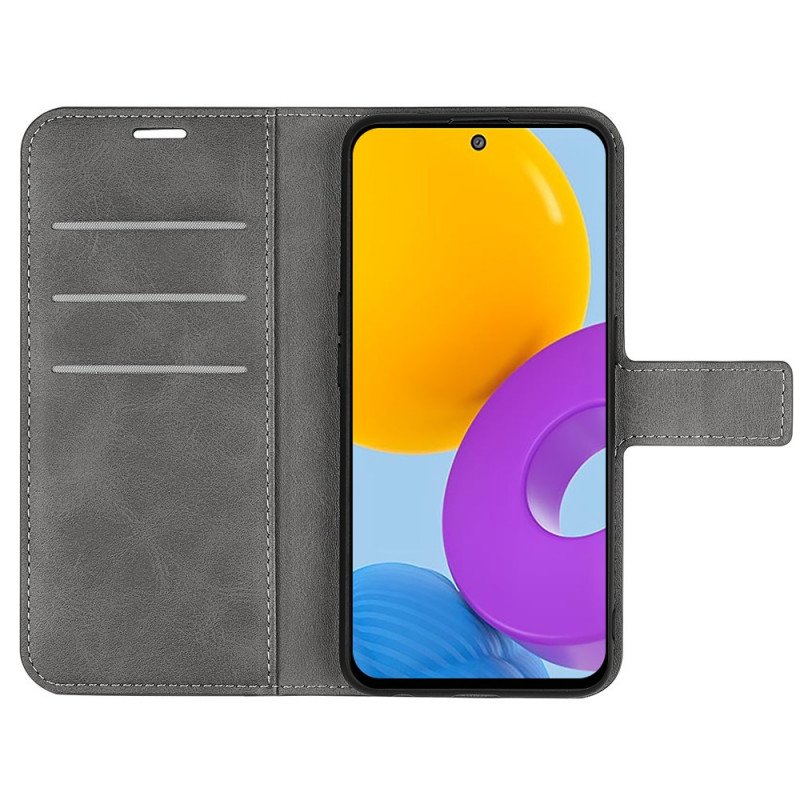 Folio-fodral Samsung Galaxy M52 5G Läderfodral Elegant Läder