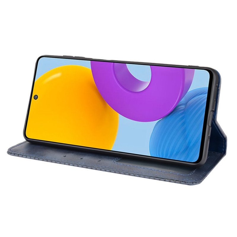 Folio-fodral Samsung Galaxy M52 5G Läderfodral Mjukt Konstläder