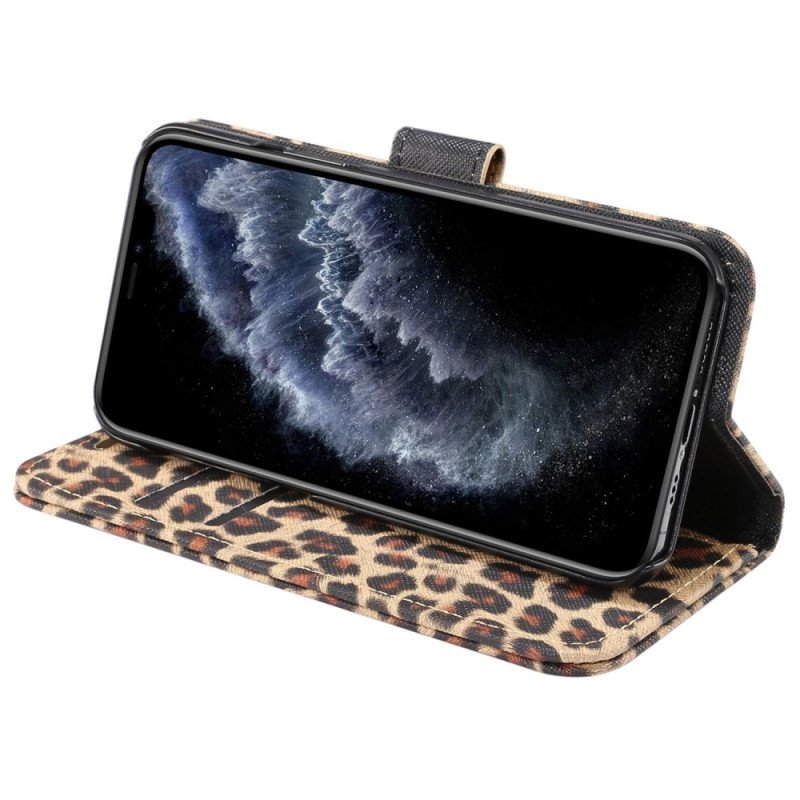 Fodral iPhone 14 Leopard