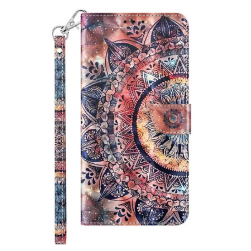 Fodral iPhone 14 Med Kedjar Pro Colorful Strappy Mandala