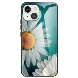 Mobilskal iPhone 14 Härdat Glas Blommor