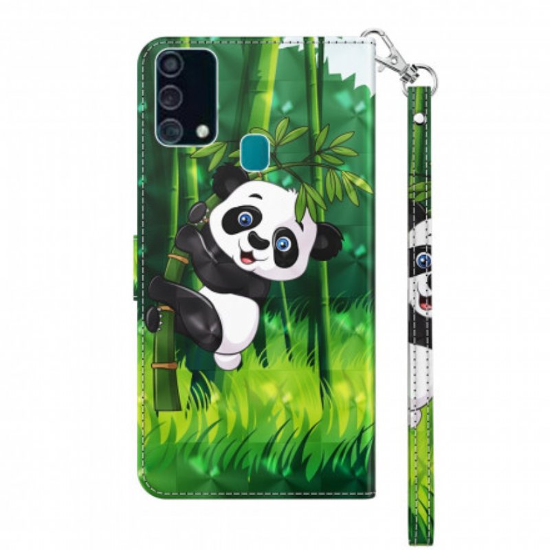 Fodral Samsung Galaxy A32 5G Light Spot Panda Och Bambu