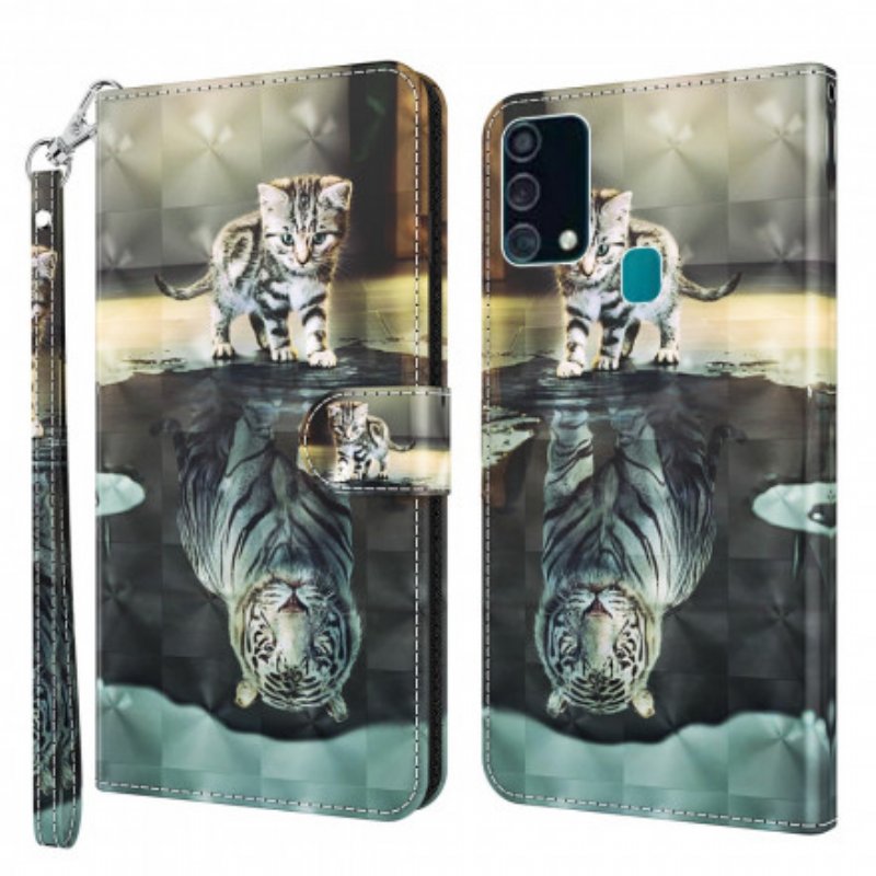 Fodral Samsung Galaxy A32 5G Ljusfläck Ernest The Tiger