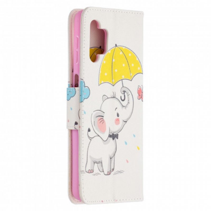 Folio-fodral Samsung Galaxy A32 5G Baby Elefant