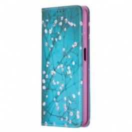 Folio-fodral Samsung Galaxy A32 5G Läderfodral Blommande Grenar