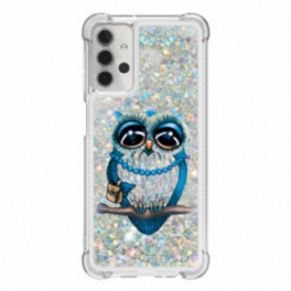 Skal Samsung Galaxy A32 5G Miss Owl Paljetter