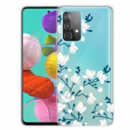 Skal Samsung Galaxy A32 5G Vita Blommor