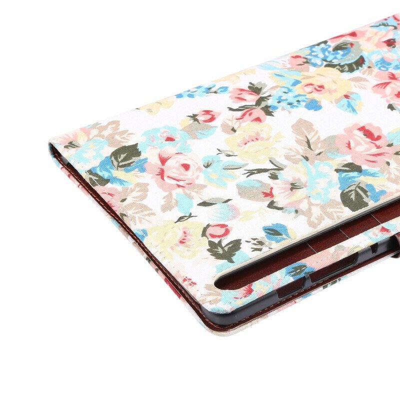 Fodral Samsung Galaxy Tab S8 / Tab S7 Liberty Blommor