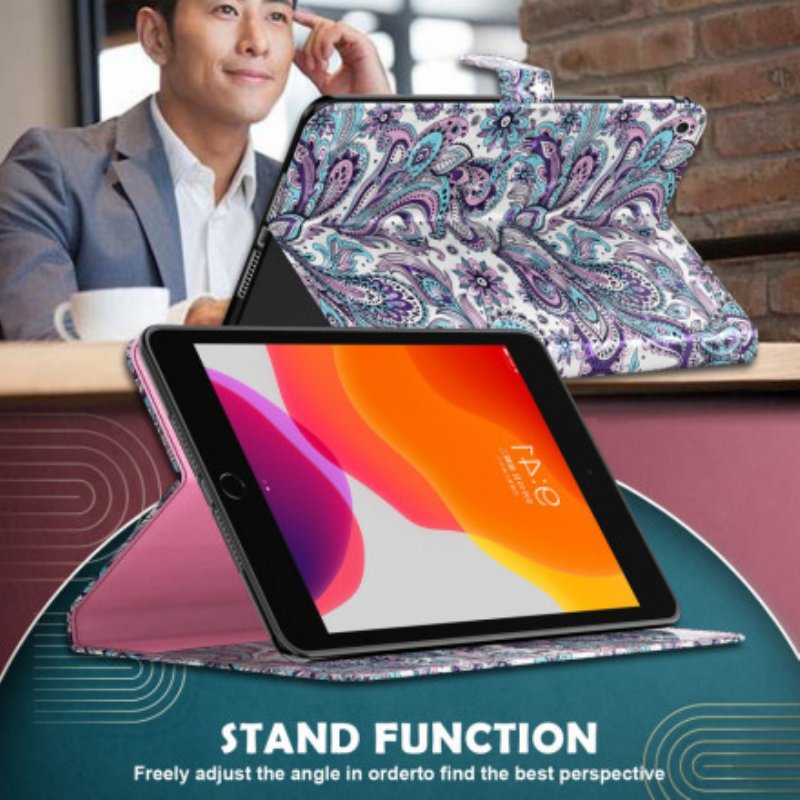 Fodral Samsung Galaxy Tab S8 / Tab S7 Paisley-mönster I Konstläder