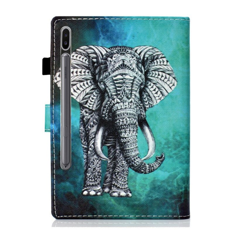 Fodral Samsung Galaxy Tab S8 / Tab S7 Tribal Elefant