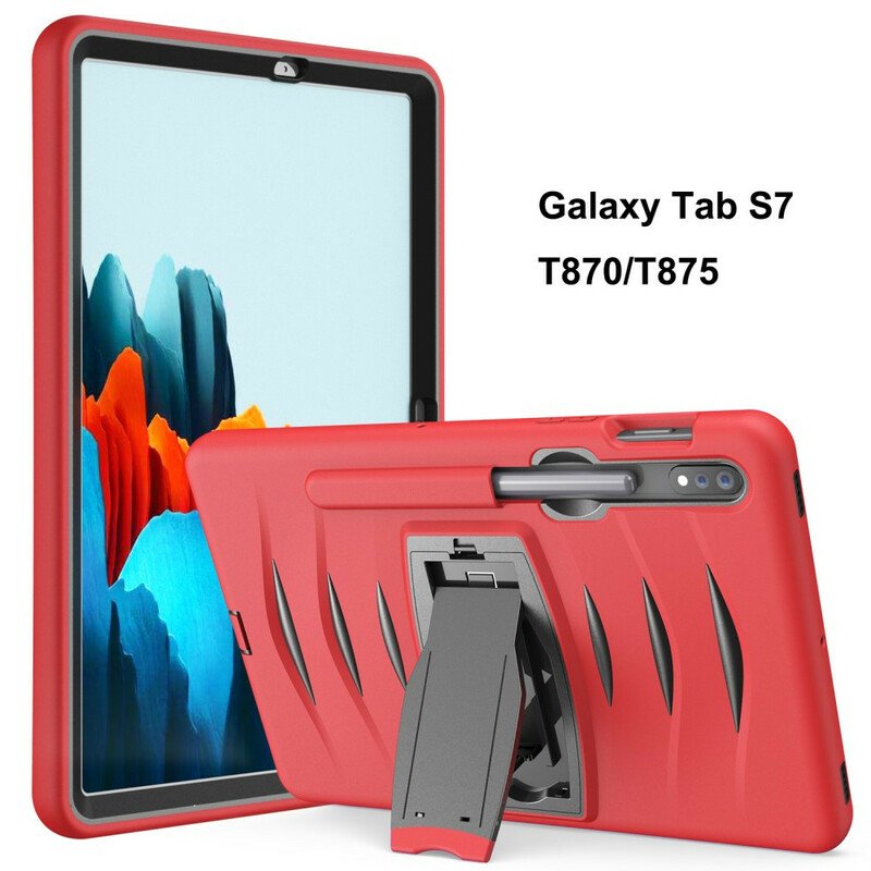 Mobilskal Samsung Galaxy Tab S8 / Tab S7 Skyddsfodral Stötfångarskydd Med Fäste