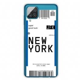 Skal Samsung Galaxy M12 / A12 Boardingkort Till New York