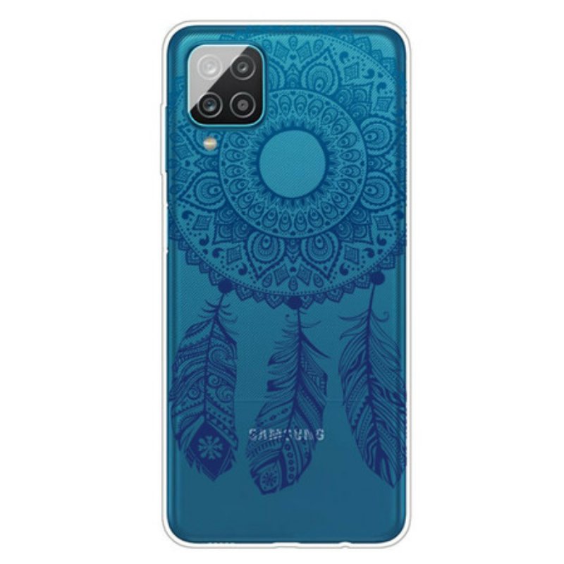 Skal Samsung Galaxy M12 / A12 Singelblomma Mandala