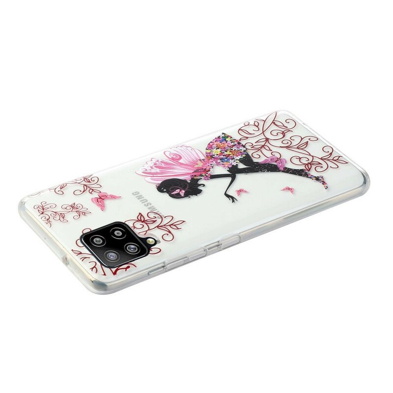 Skal Samsung Galaxy M12 / A12 Transparent Flower Fairy