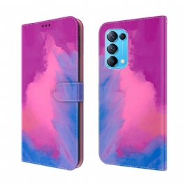 Fodral Oppo Find X3 Lite Vattenfärg