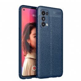 Skal Oppo Find X3 Lite Dubbel Linje Litchi Läder Effekt