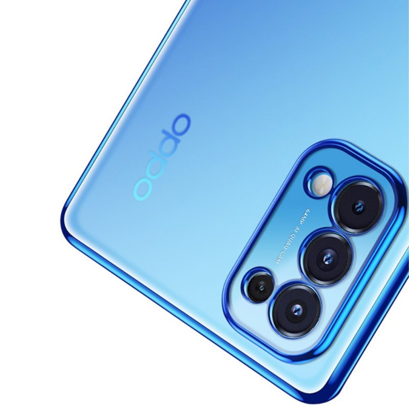 Skal Oppo Find X3 Lite Transparenta Kanter I Metallstil Sulada