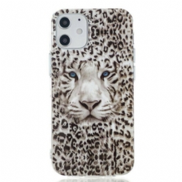 Mobilskal iPhone 12 / 12 Pro Leopard Fluorescerande