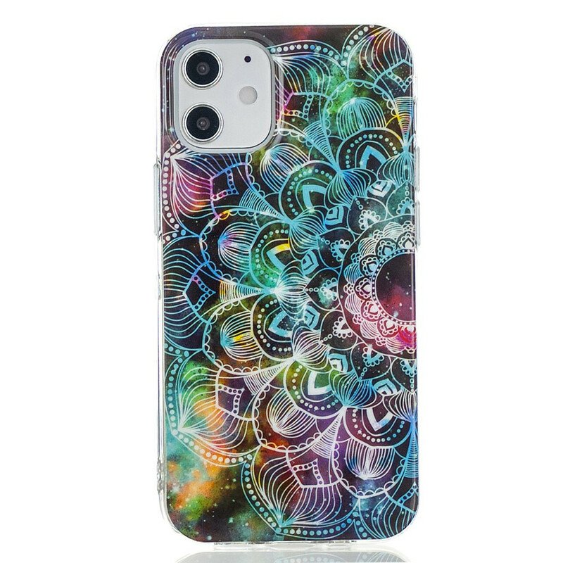 Skal iPhone 12 / 12 Pro Fluorescerande Blommig Serie