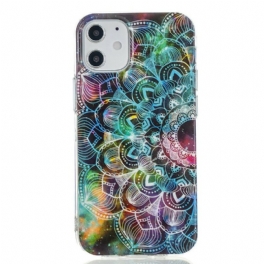 Skal iPhone 12 / 12 Pro Fluorescerande Blommig Serie