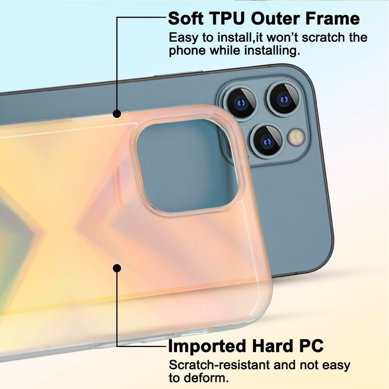 Skal iPhone 12 / 12 Pro Kingxbar Trianglar