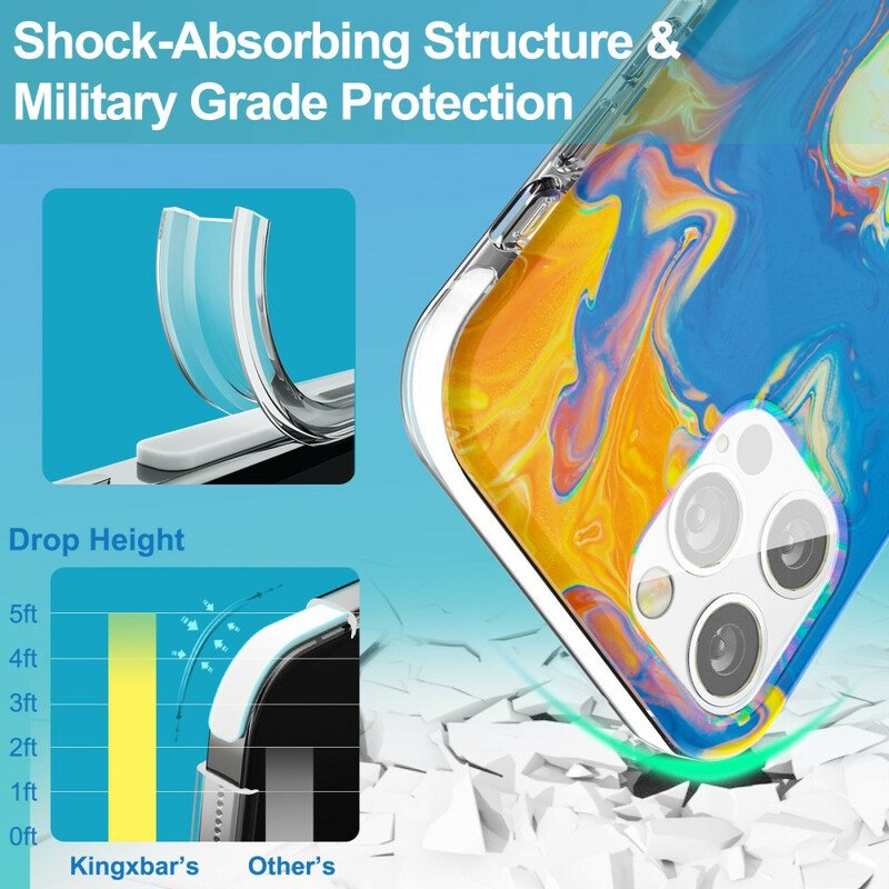 Skal iPhone 12 / 12 Pro Konstnärlig Kingxbar