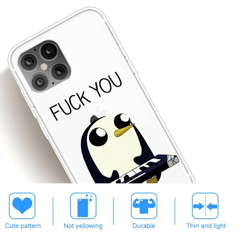 Skal iPhone 12 / 12 Pro Penguin Knulla Dig