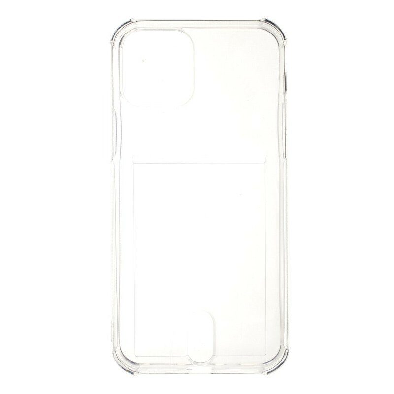 Skal iPhone 12 / 12 Pro Transparent Korthållare