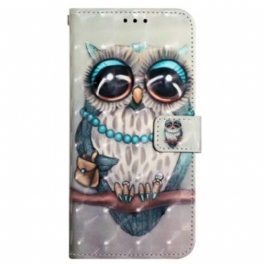 Fodral iPhone SE 3 / SE 2 / 8 / 7 Med Kedjar Miss Owl Med Rem