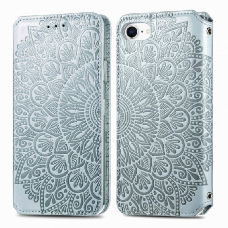 Folio-fodral iPhone SE 3 / SE 2 / 8 / 7 Läderfodral Mandala