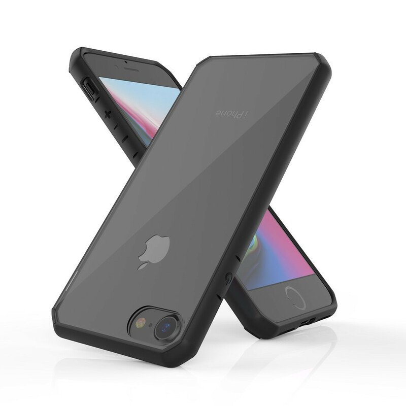 Skal iPhone SE 3 / SE 2 / 8 / 7 Transparenta Färgade Kanter