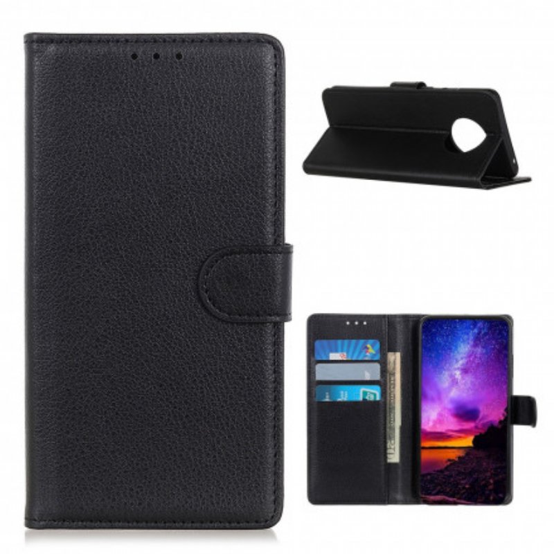 Fodral Xiaomi Redmi Note 9 5G Traditionell Litchi