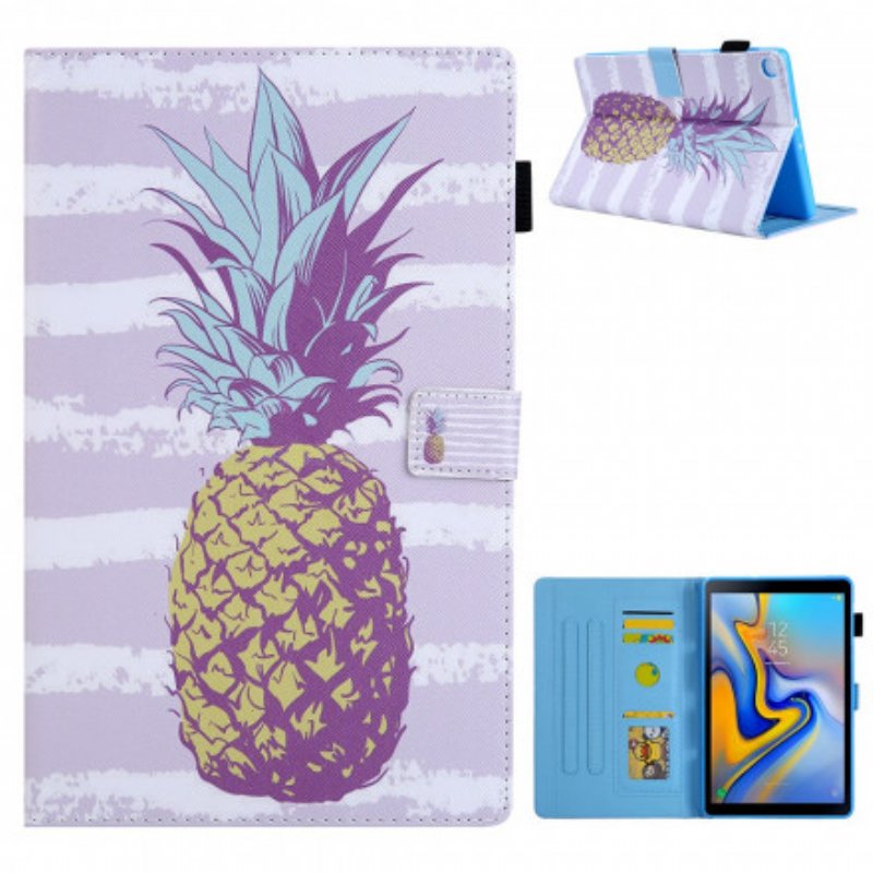 Fodral Samsung Galaxy Tab A7 (2020) Ananas Design