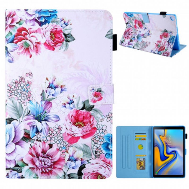 Fodral Samsung Galaxy Tab A7 (2020) Blomma Design