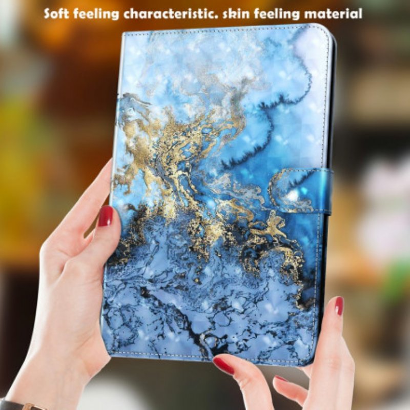 Fodral Samsung Galaxy Tab A7 (2020) Marmor Spot Light