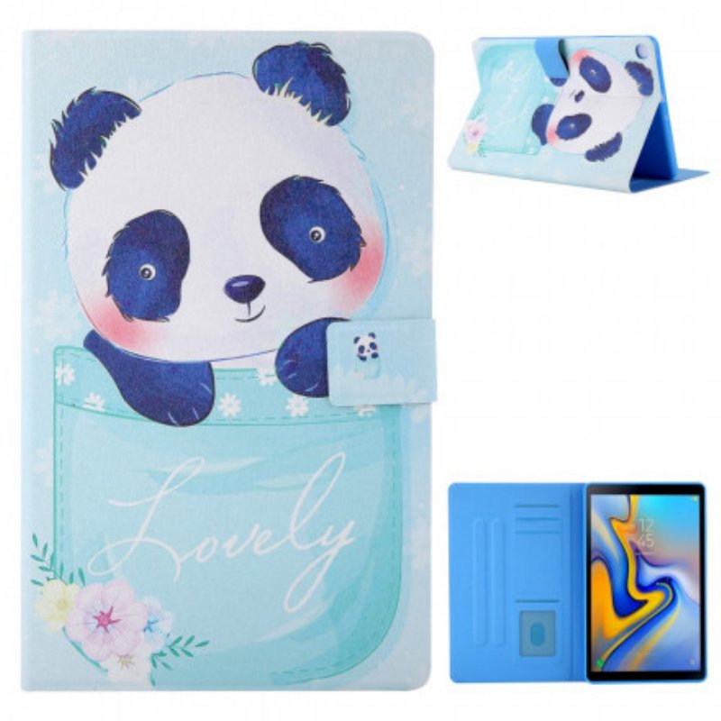 Fodral Samsung Galaxy Tab A7 (2020) Söt Panda