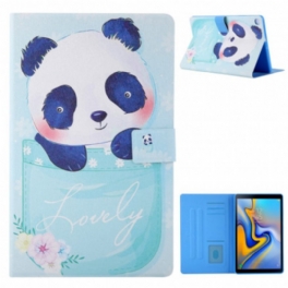 Fodral Samsung Galaxy Tab A7 (2020) Söt Panda