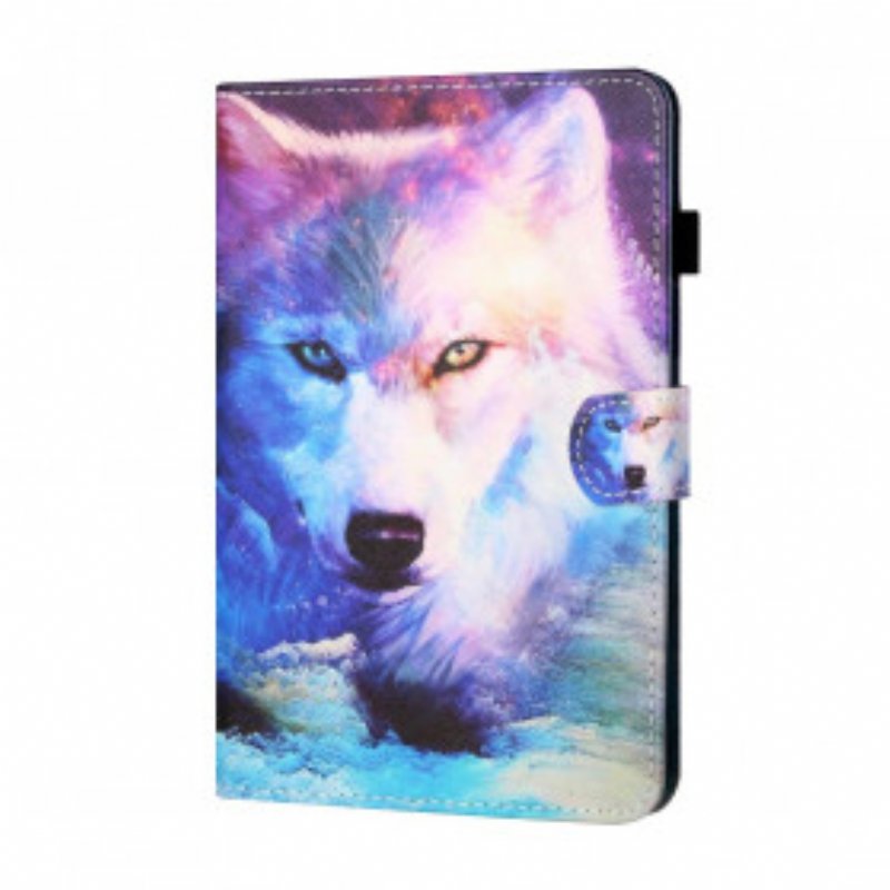 Fodral Samsung Galaxy Tab A7 (2020) Wolf Art