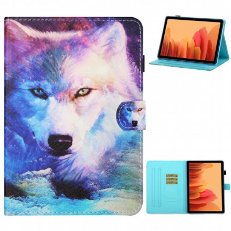 Fodral Samsung Galaxy Tab A7 (2020) Wolf Art