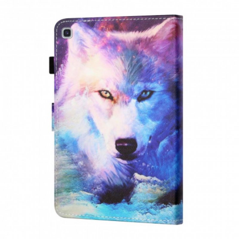 Fodral Samsung Galaxy Tab A7 (2020) Wolf Art