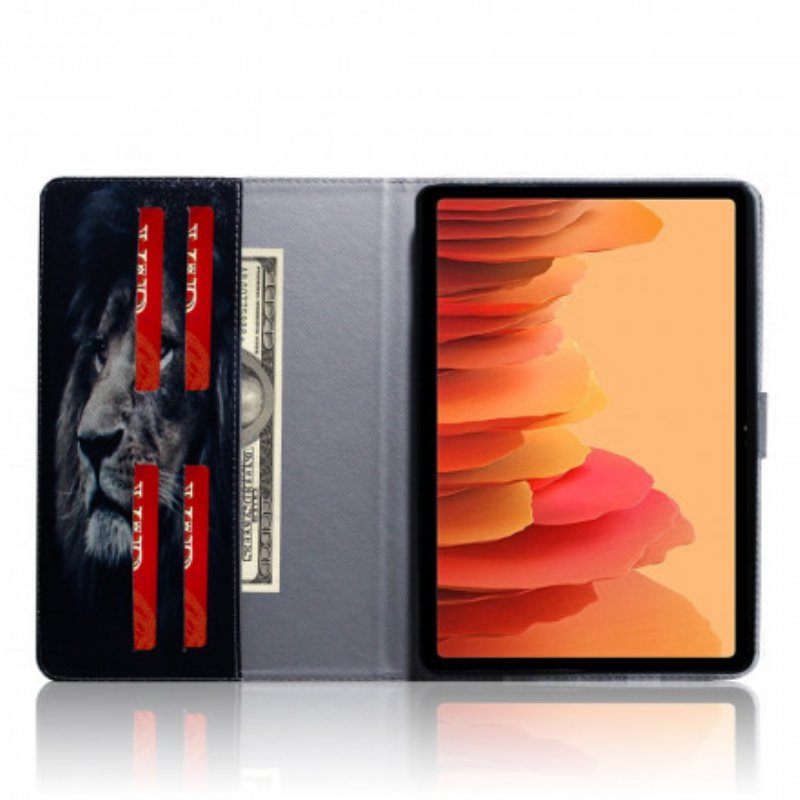 Folio-fodral Samsung Galaxy Tab A7 (2020) Lejonhuvud