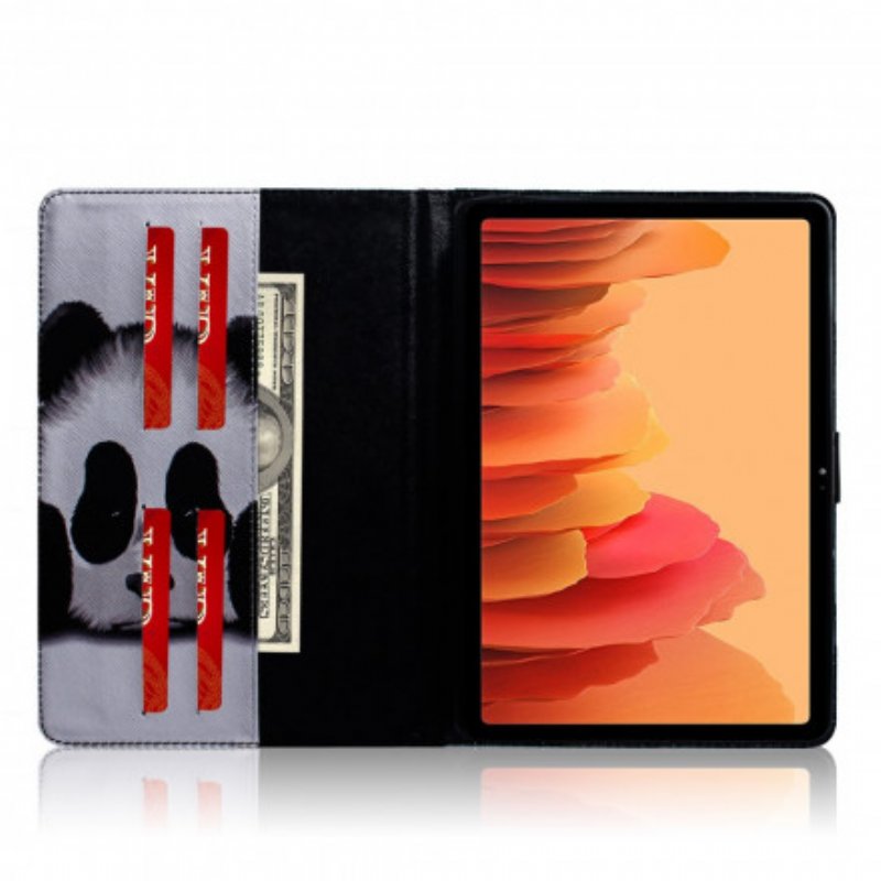 Folio-fodral Samsung Galaxy Tab A7 (2020) Panda Huvud