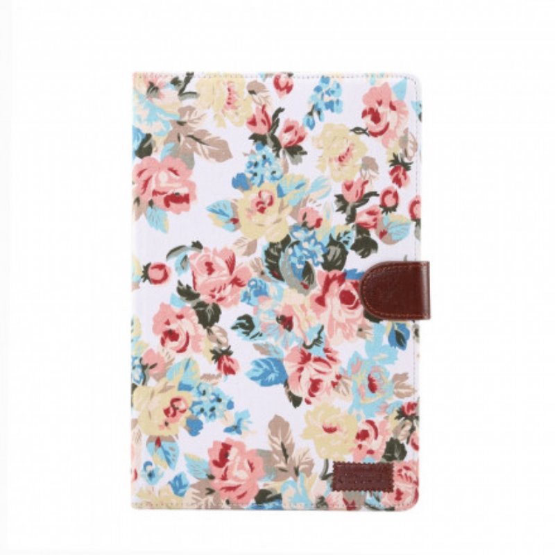 Läderfodral Samsung Galaxy Tab A7 (2020) Liberty Blommor