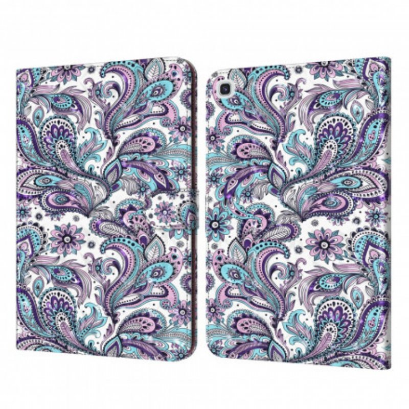 Läderfodral Samsung Galaxy Tab A7 (2020) Paisley