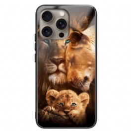 Skal För iPhone 16 Pro Max Lions Härdat Glas