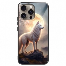 Skal iPhone 16 Pro Max Moonlight Wolf Härdat Glas