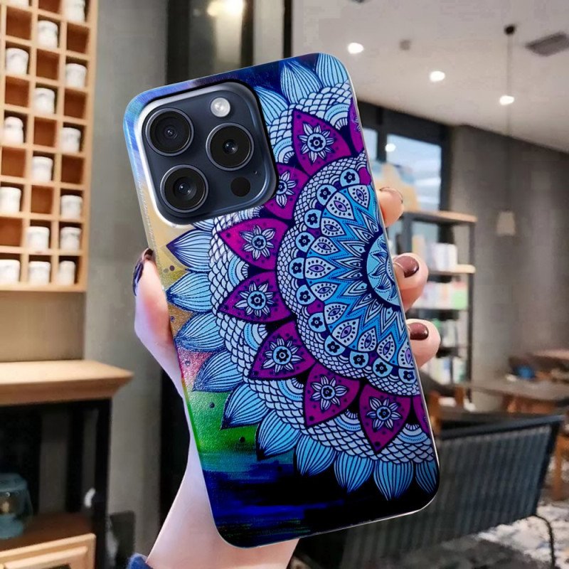 Skal iPhone 16 Pro Max Telefonfodral Mandala