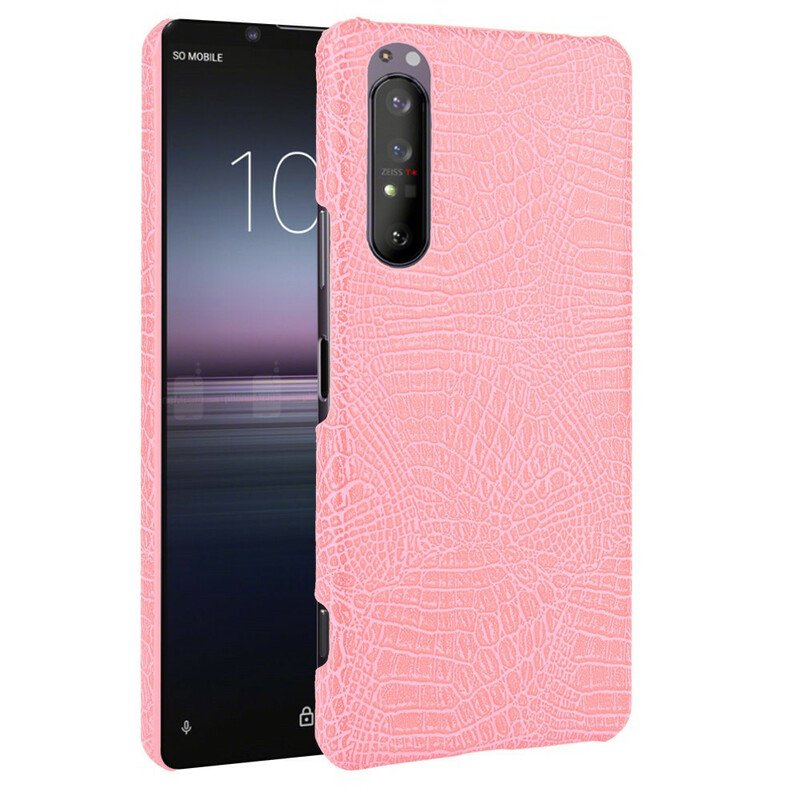 Mobilskal Sony Xperia 1 II Krokodilskinnseffekt