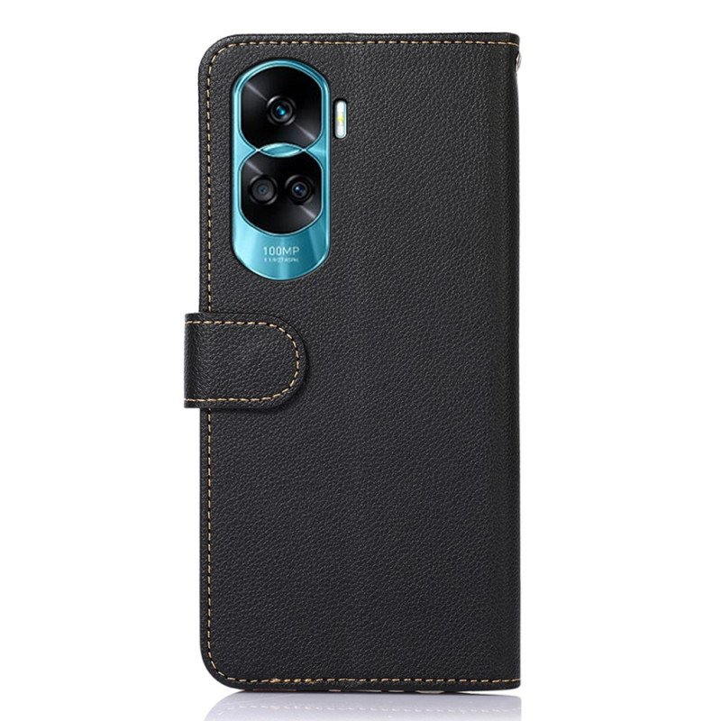 Fodral Honor 90 Lite Litchi Style Rfid Khazneh